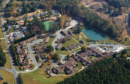 Cross Road Retirement Aerial View