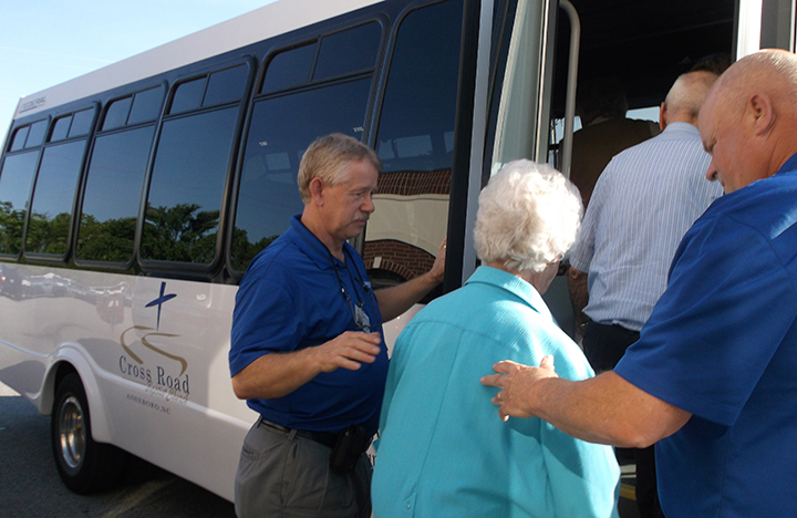 Residents heading out for a day trip