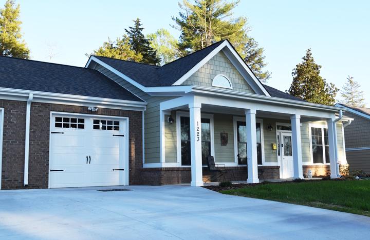 An exterior view of one of the Villas